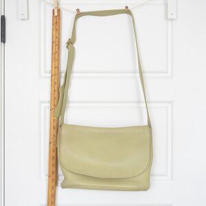 Vintage 90s Coach Sonoma Lime Green Pebbled Leather 4903 Bag